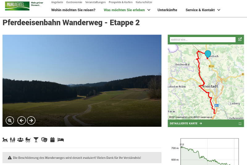 Etappe 2 Wanderweg Pferdeeisenbahn